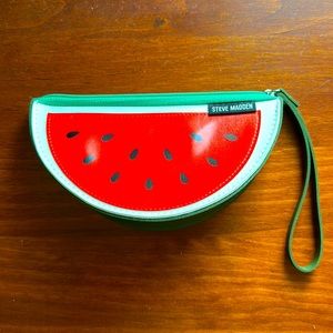 Watermelon bag watermelon style zip bag zip cosmetic bag